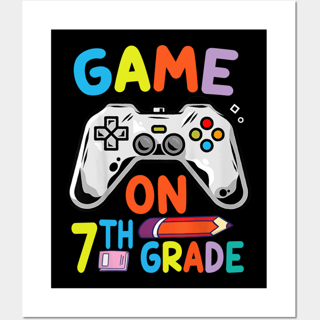 Game On 7th Grade Wall Art by busines_night